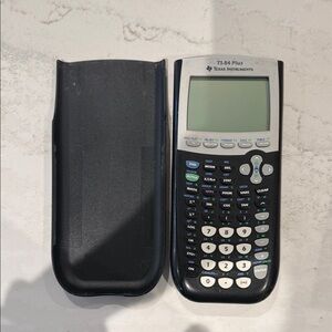 Texas Instruments TI-84 Plus Graphing Calculator - Black and White